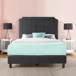 Dunphy Velvet Upholstered Modern Bed