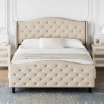 Elam Tufted Upholstered Bed Frame