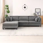 Reversibe L-Shaped Convertible Sectional Sofa Couch