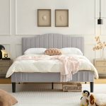 Teddy Fabric Upholstered Bed