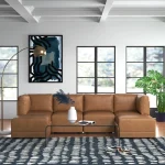 Arcelin Faux Leather Sectional Sofa