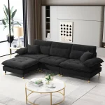 Bodhi L Shaped Cloud Chenille Sectional Sofa