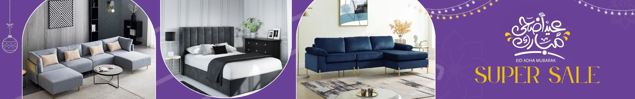 Eid-ul-Adha SALE BANNER furniture sale,bed sale,sofa sale